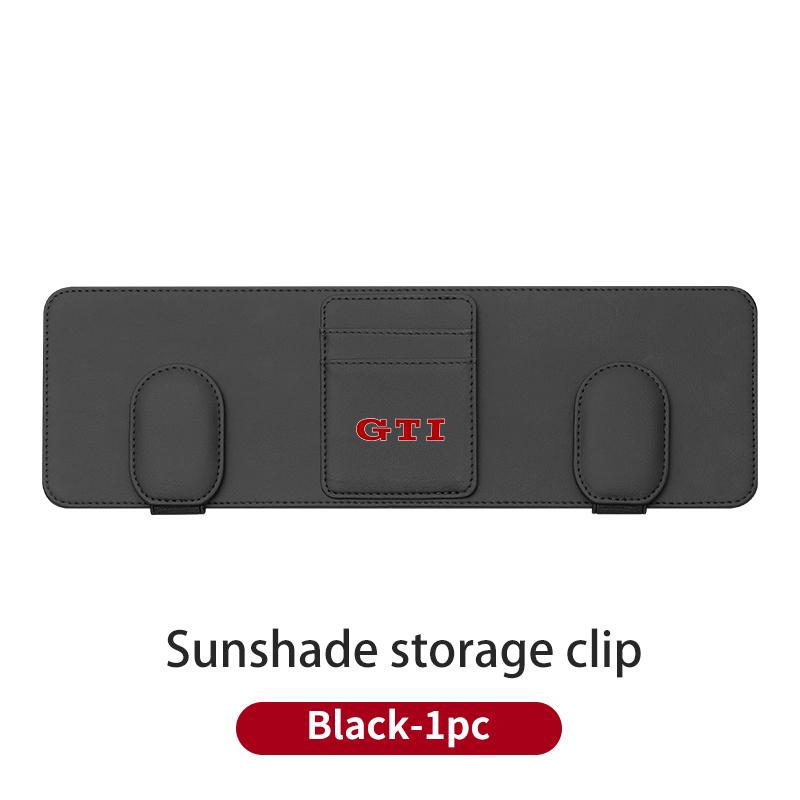 Multi-functional Car Sunshade Plate Organizer Bag Auto Accessories For Volkswagen VW Golf Polo Tiguan T5 Passat b6 Scirocco ujd9