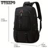 Spacious 17-inch Laptop Backpack For Travel, Camping, And Outdoor Activities, With Separate Compartment For Shoes, Suitable For Both Men And Women.
