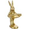 Stylish Rabbit Shaped Resin Tray Compact Jewelry Storage Solution For Earrings Rings Vanity Table Organizers Decoration