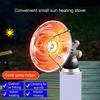 Office Desktop Fan Heaters Set Single Tanks Top Heate Outdoor Gas Heaters for Instantly Warmth