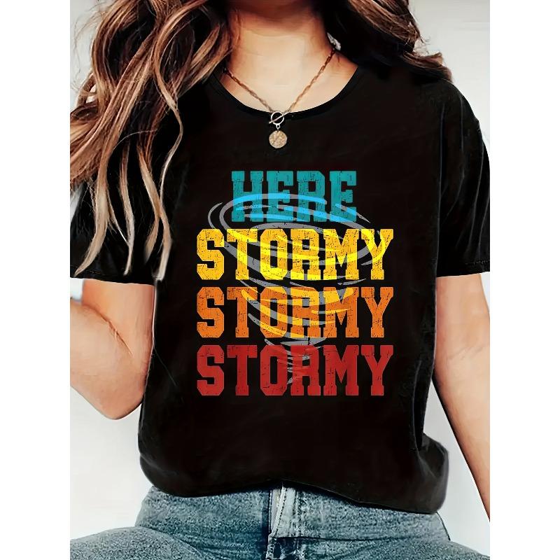 European sizes Women s Short Sleeve Crew Neck T-Shirt - Summer & Spring Casual Blouse with Short Sleeve Crew Neck S чёрный