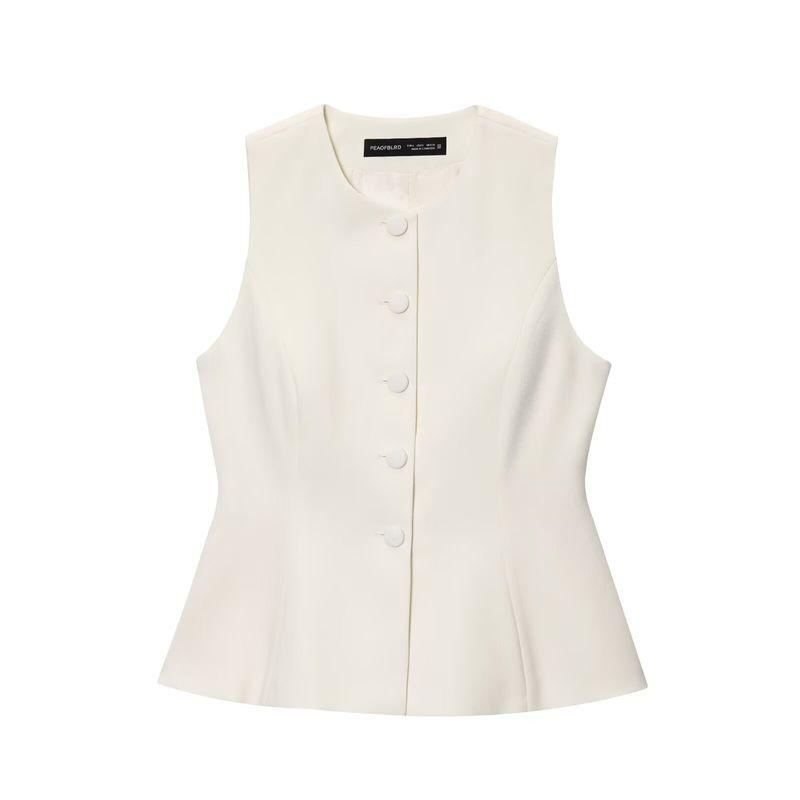 Kaslead New Women Clothes Western Style Short Skirt Hem Vest Straight Pants 8456735 8457735