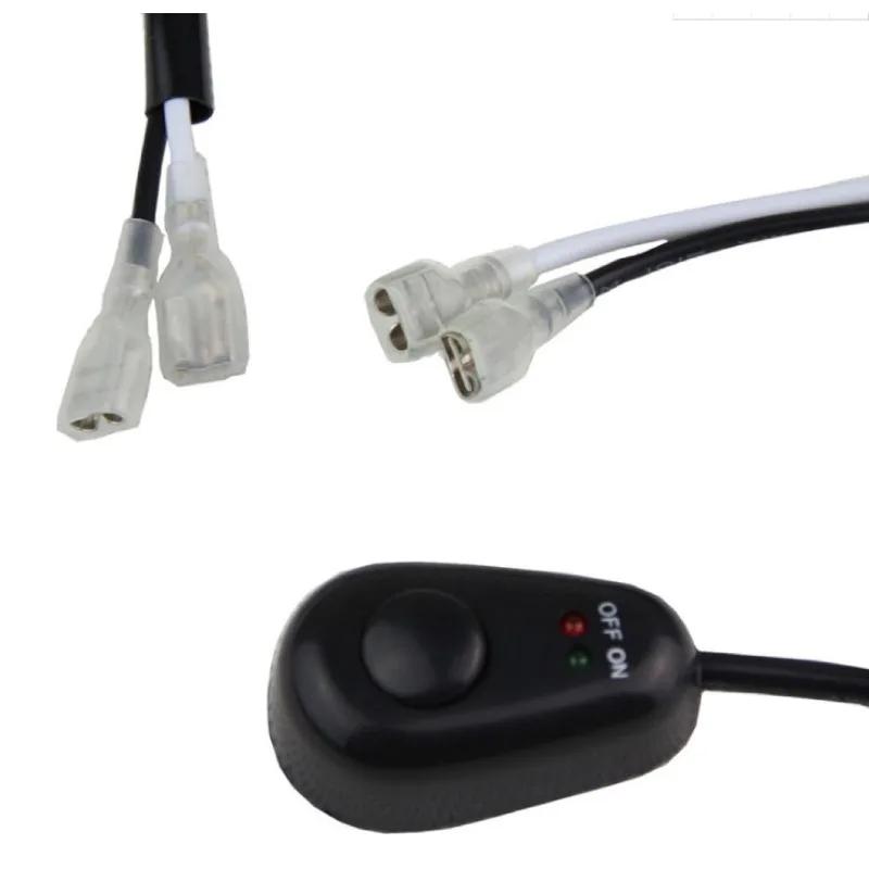 Universal LED Light Bar Wiring Harness Kit For Off Road Truck SUV ATV UTV Boat 16AWG with 12V 40A Relay On Off Switch 300W Hot