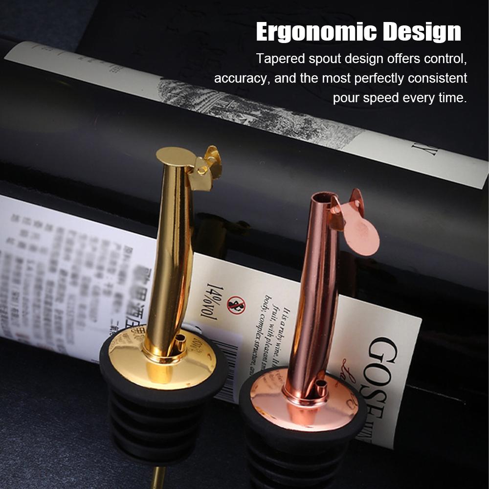 Oljetrattar i rostfritt stål med lock, flaskhällare, snabbhällare med pip, doserare för flaska olja