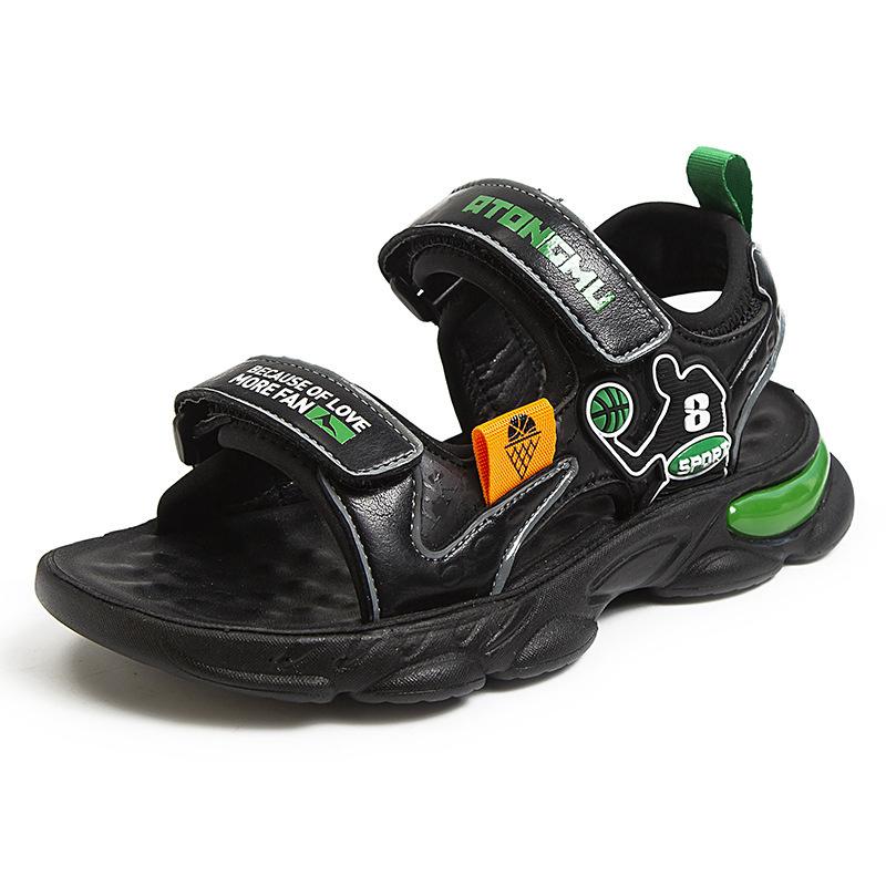 New Open Toe Children's Cartoon Sports Boys Comfortable Soft Bottom Beach Sandals