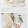 Kappa Daddy Shoes Men's and Women's Retro Running Shoes Thick soled Height Boosting Casual Shoes