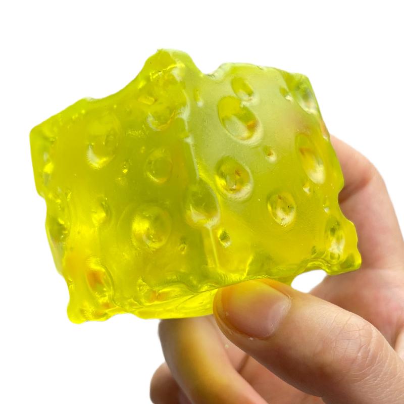 Cheese Honey Maltose Square Squishy Toys Super Soft Cheese Fidgets Squeeze Toy Funny Anti-stress Sensory Toy for Adults Gifts