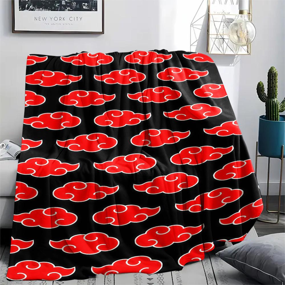 1PC Naruto Patterned Flannel Blanket Suitable For All Seasons For Home Decor Warmth And Comfort Gifts Holiday Present