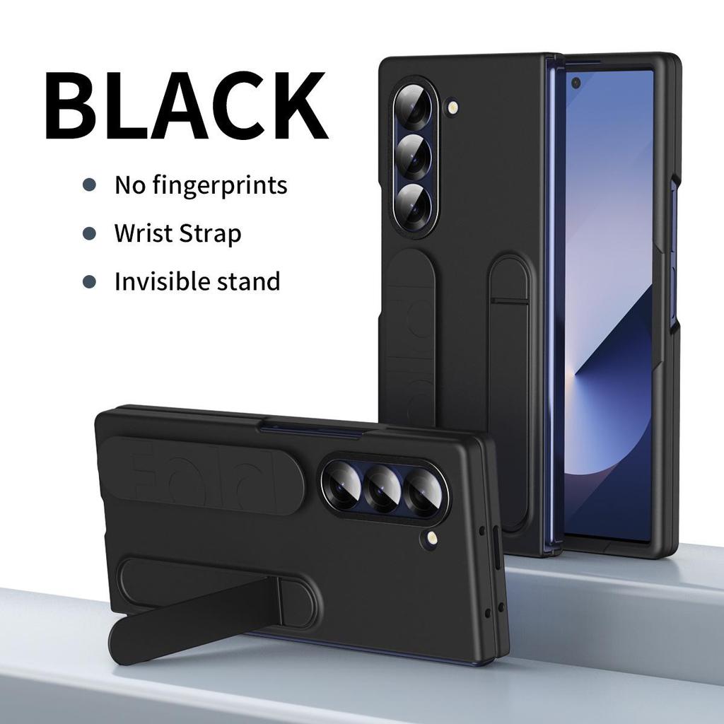 Etui do Samsung Galaxy Z Fold7/6: Zintegrowana podstawka, folia i pasek na nadgarstek do Fold5/4.