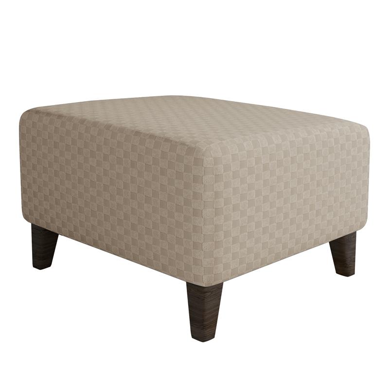 Square Elastic Ottoman Stool Cover Slipcover Jacquard Footstool Sofa Slipcover Furniture Protector Covers Footrest Chair Covers