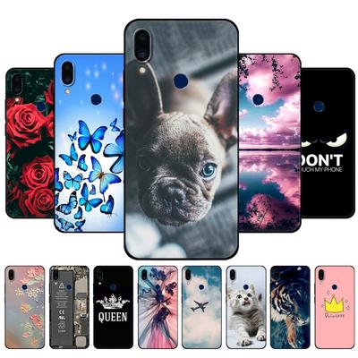 Pro Meizu Note 9 Case Zadní kryt Pro Meizu Note9 Bumper MeizuNote9 Phone Case 6,2 palcový měkký silikonový černý tpu obal Roztomilý