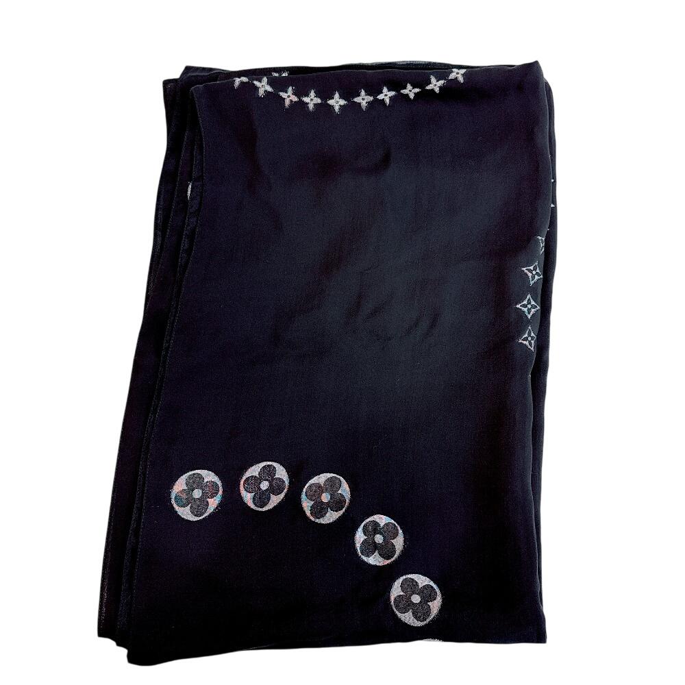 LOUIS VUITTON M74268 cashmere Etol Monte Carlo Stall black cashmere Used