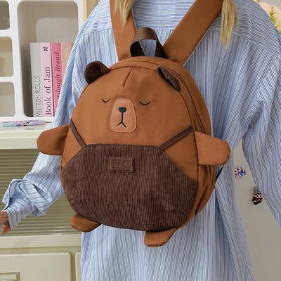 Mochila escolar 2025 nova desenho animado fofa engraçada feia mochila infantil de jardim de infância mochila escolar versátil de lazer para o dia a dia