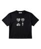 Eolaiteuaenggeul Silver Heart Crop Tee 2 (2 Color)
