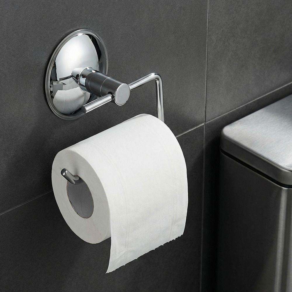 Silver Toilet Paper Holder Stainless Steel Wall Mount Bathroom Roll Paper Holder  Hotel