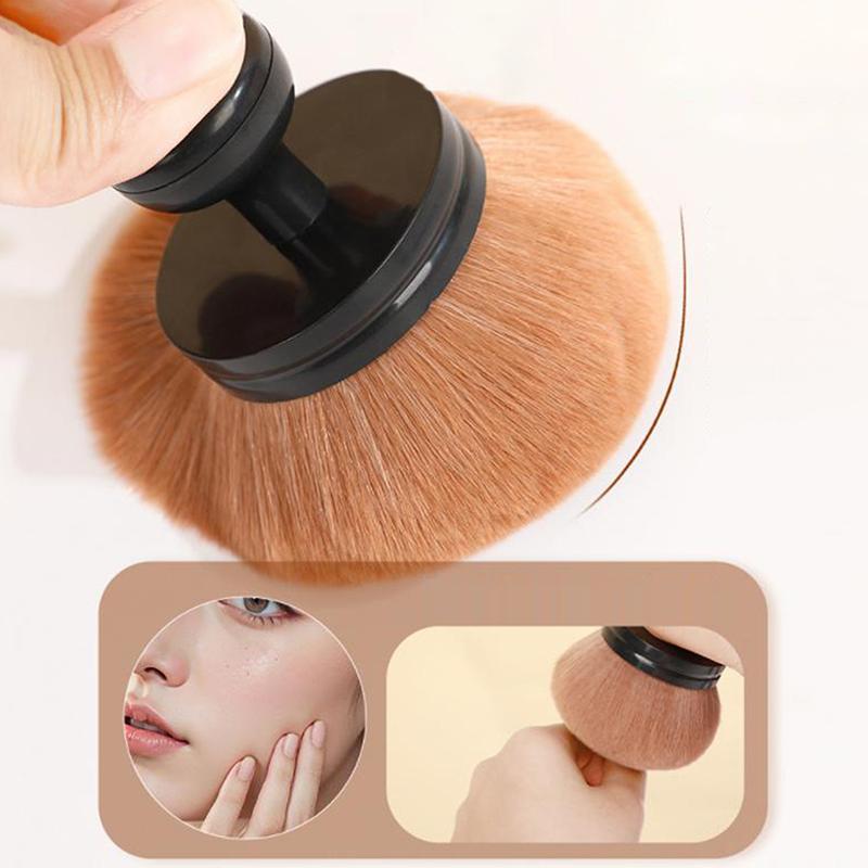 Brocha de Maquillaje Corporal Extra Grande Para Autobronceador, Bronceador de Maquillaje para Piernas, Forma Ovalada, Impecable, Brocha Kabuki, Brocha Kabuki para Base