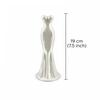 Gown-Shaped Elegant Dress Vase Twisted Design Decorative Vase  Home Desktop Decorations