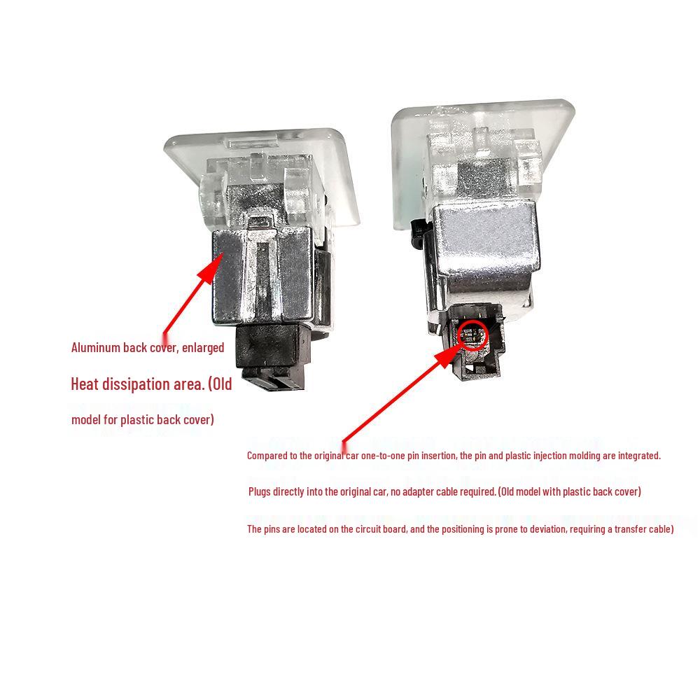 Tesla Model 3 Plug-and-Play Car Door Projection Welcome Light - No Wiring Needed