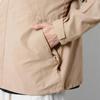 Ametohare Mountain Parka Stand Jacket Dark AH-1010 Water-Repellent (JP, Alphabet, Small, Beige)