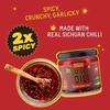MasterChow 2X Baharatlı Sichuan Biber Yağı (170g) | Ekstra Acı | Sichuan Biberi, Çıtır Sarımsak ve Kırmızı Biber ile Yapılmıştır | Çok Amaçlı Sos