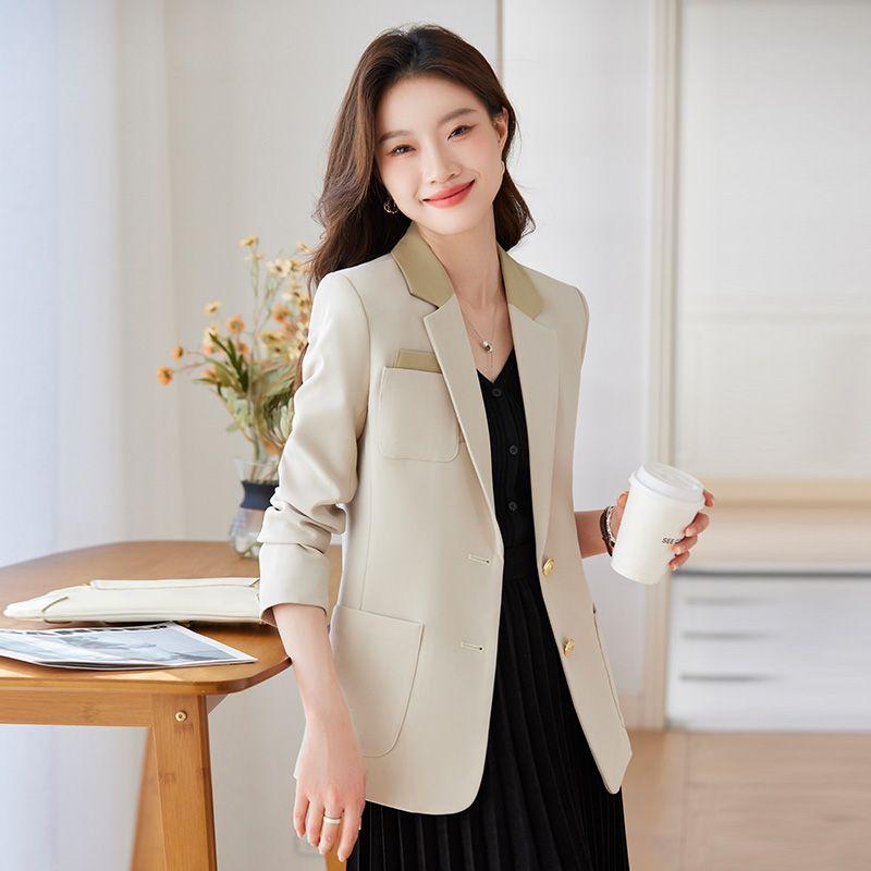 Elevate Your Style with This Pink Suit Jacket for Women's Spring & Autumn Coat