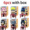 Naruto Anime Sasuke Uchiha Naruto Kakashi Anime Figures Mini PVC model Naruto Shippuden Ramen Theme Series  Toy Gift