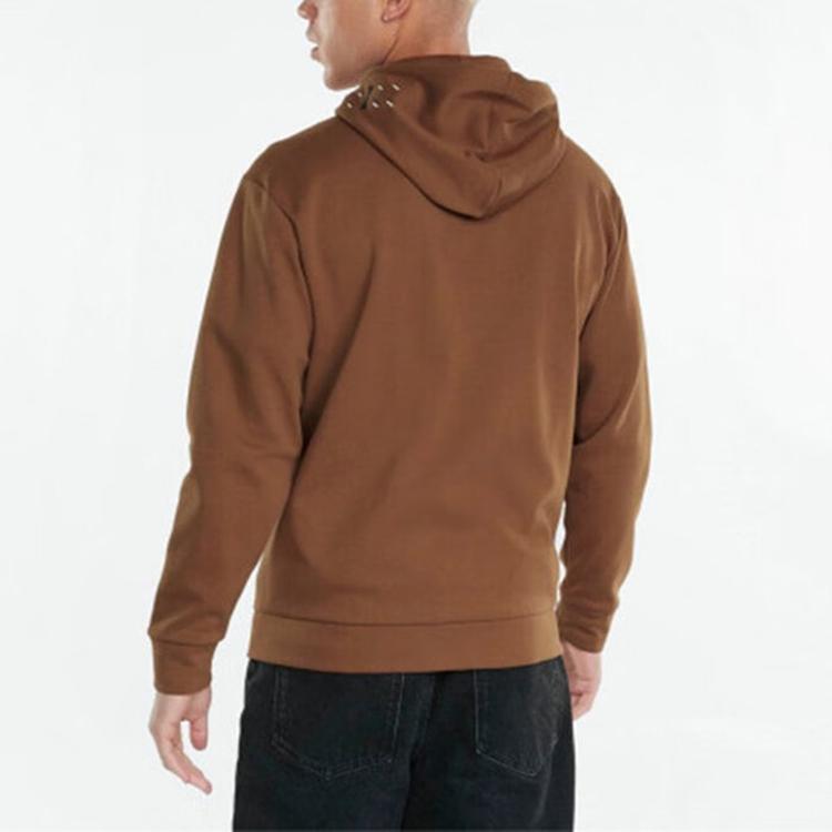 Puma Knitted Hooded Jacket Men Jackets Brown 846528-17