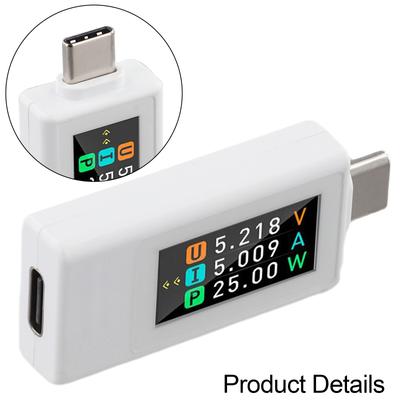 Real-time Power Measurement USB-C Current Tester Appliance Charging Monitoring For USB-C Devices Accurate Power Measurement Tool