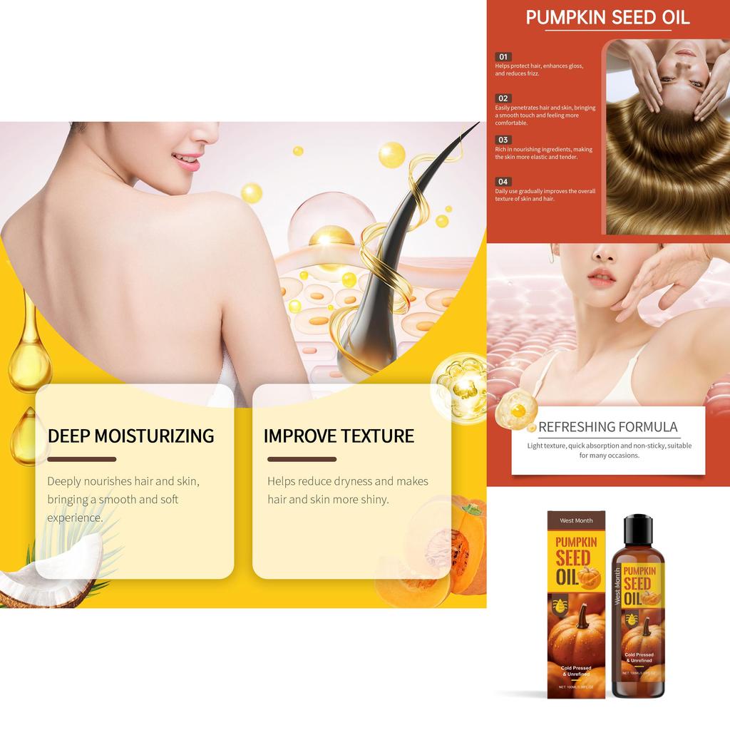 Premium West Month Body Care Oil For Nourishing Moisturizing Skin And Silky Hair
