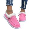 2025 Fall/Winter New Plush Wool Cotton Shoes Plus Size Women's Casual Women's Shoes