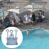Sonnenschirmständer und Ringe Sonnenschutzbefestigung für Balkongeländer mit hochfesten Materialien für Garten-Terrassenumgebungen