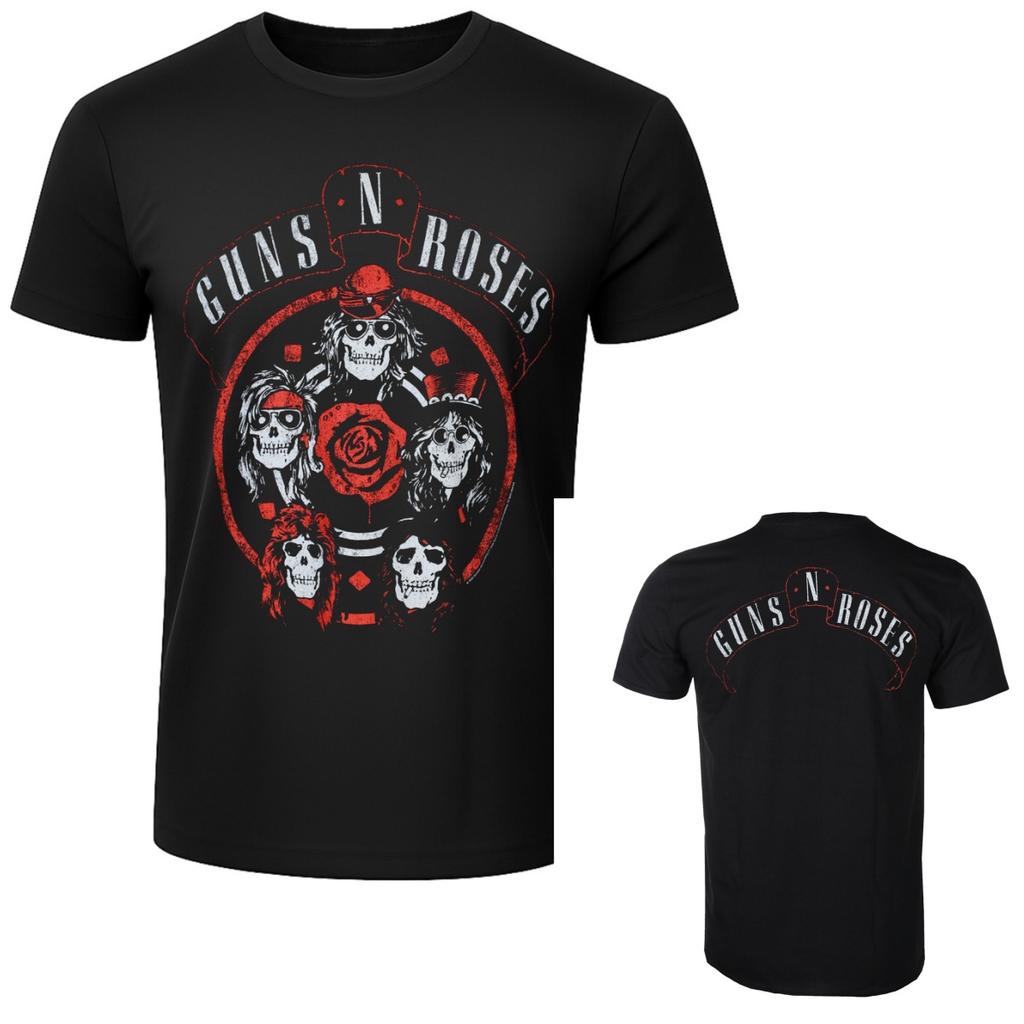 Best Summer Guns N Roses Graphic Cotton Tshirt Unisex Summer Short Sleeve Fashion Brand Tee Luxury Casual Vintage Tees