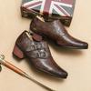 Große Größe hohe Absatzhöhe spitz Herrenstiefel Artikelnummer Lederschuhe Schuhgröße