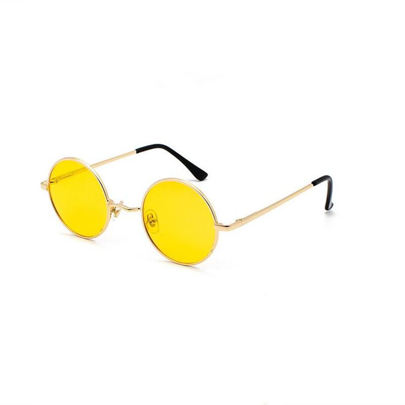 Creative Retro Sunglasses Sunshade Anti-ultraviolet Unisex Polarized Artistic Glasses Round