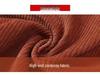 2026 Autumn Winter Women's Plus Size Corduroy Jacket - Casual, Slimming, Fashionable Mother's Wear