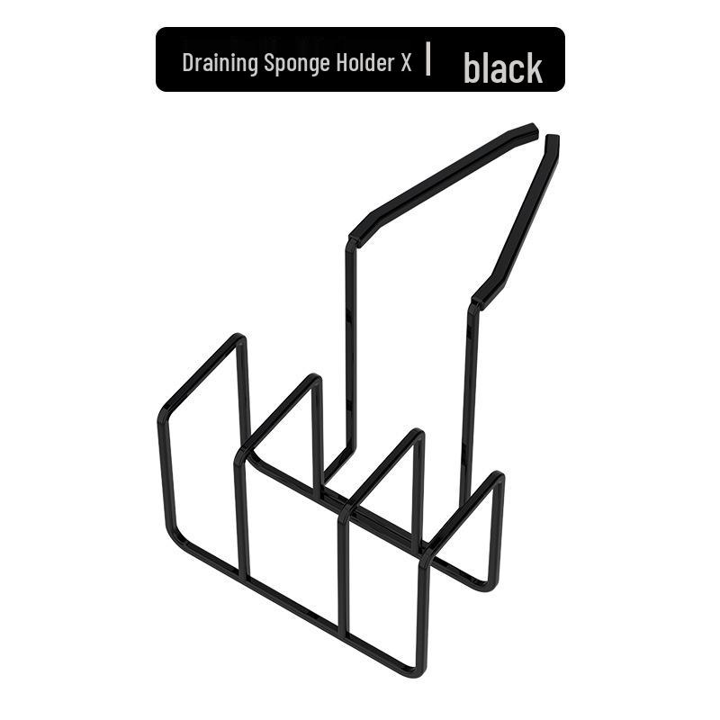 Japanese-Style Sponge and Dish Rack - No-Drill Kitchen Organizer