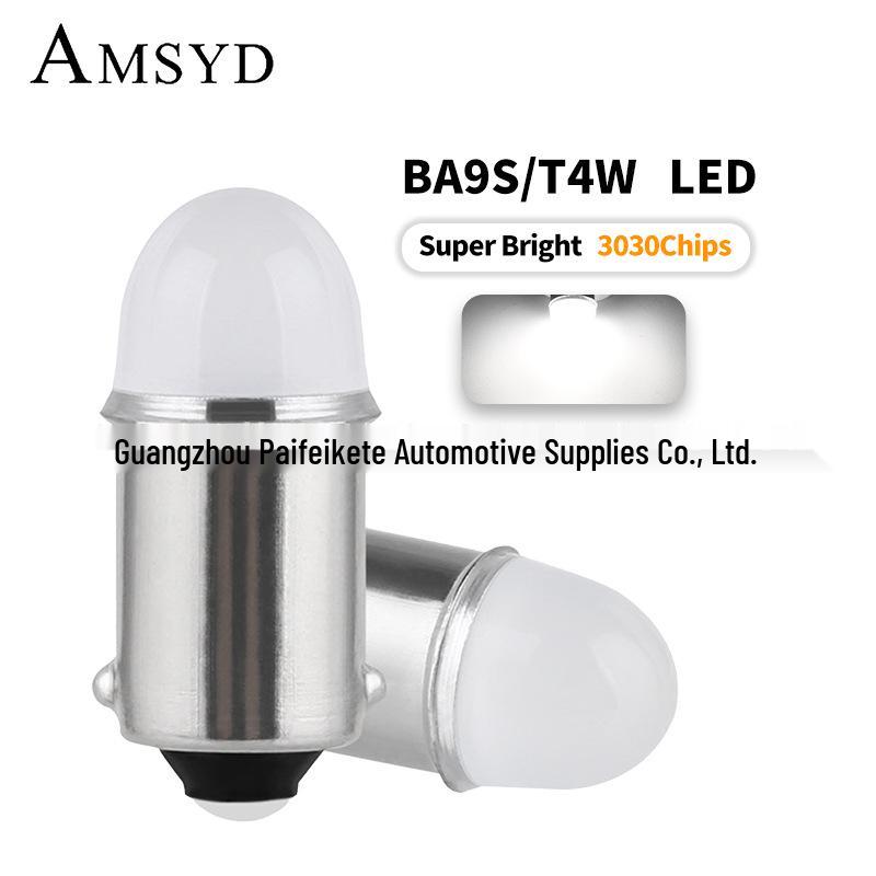 BA9S T4W 6V/12V Car COB LED Bulb - License Plate & Reading Light