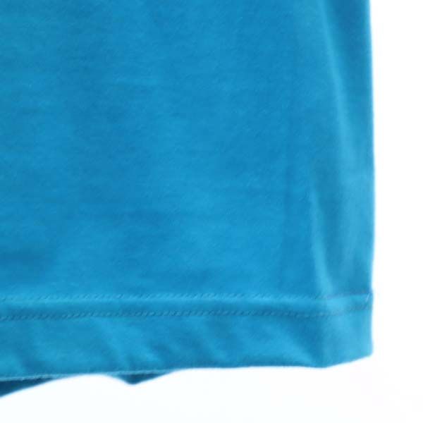 unused VAST222 19ss made in Japan Print Long sleeve sweat trainer 3 blue Men's Used