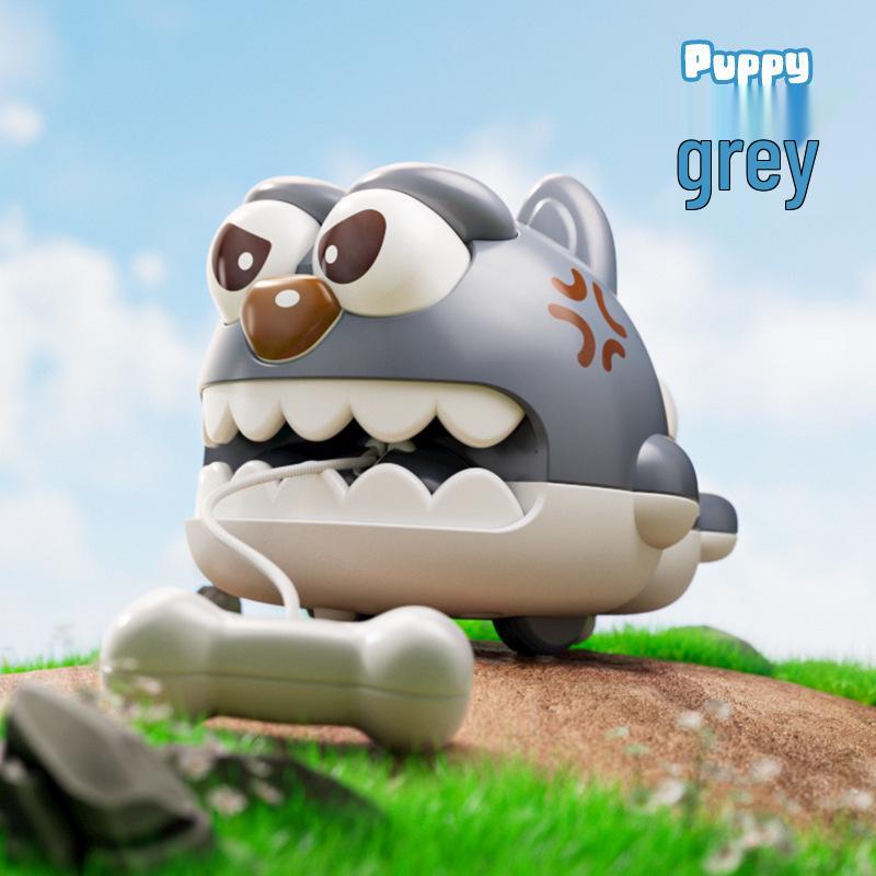 In-Stock Pull-String Elephant Car: Cute Crawling Baby Toy for Holding Head Learning