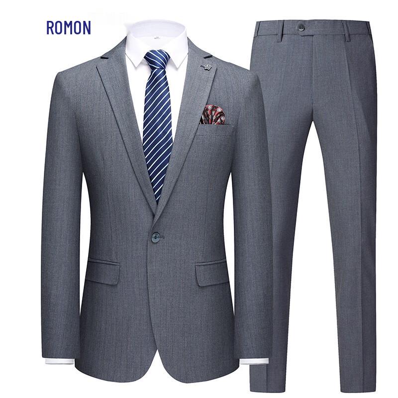 Romon Men s Business Formal Suit Set 52A
