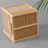 Large Cricket Cage for Insects Bamboo Weaving Katydid and Mantis Habitat Insect Enclosure Ventilation Pet Terrarium for Cicadas