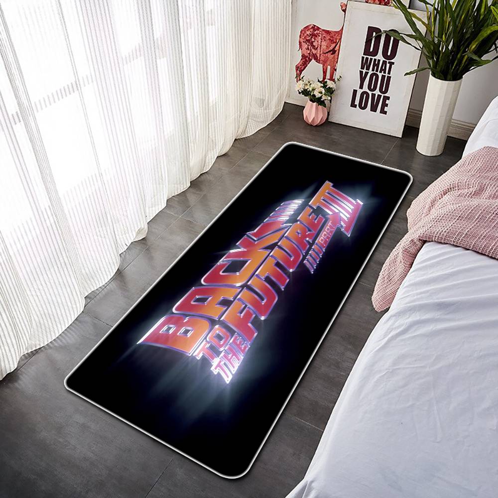 Back To The Future Floor Mat Entrance Doormat Bath Mats Non-slip Mat Carpets Entrance Of House Custom Kitchen Foot Mat Cute Rug