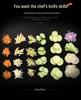 Multifunctional Vegetable Cutter: Potato Shredder, Grater, Slicer, Dicer & Wavy Radish Cutter.