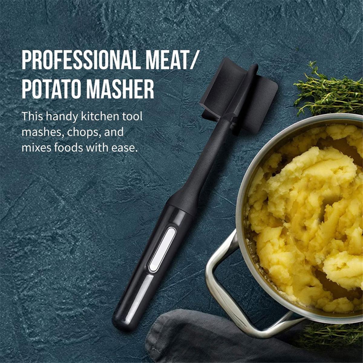 

A08R Heat Resistant Meat and Potato Masher, Safe for Non-Stick Cookware NONE