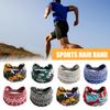 Bandana Feminina Estampa da Moda Larga Elástica Absorvente de Suor Boêmia Faixa de Cabeça para Academia Faixa Suor para Yoga