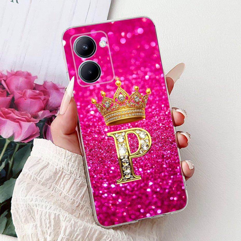 Fashion Letter Phone Case For Realme C33 (RMX3624) Clear TPU Slim Back Cover For RealmeC33 C 33 2020 Soft Silicone Cases