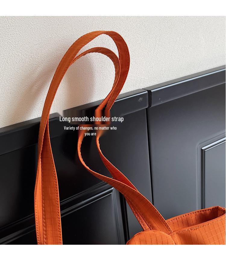 Large Capacity Miffy Tote Bag for Women - Versatile Plaid Commuter, Handbag, Shoulder Bag.