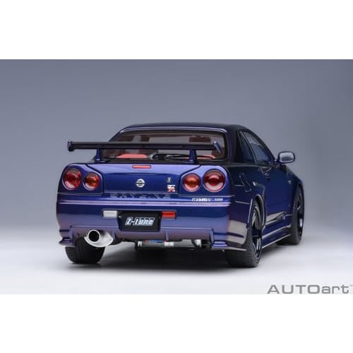 AUTOart 1/18 Scale Nismo R34 GT-R Z-tune Midnight Purple III Finished Product