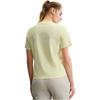 Fila Explorer Outdoor Basic Simple Round Neck Knitted Short Sleeve T-Shirt Women Tops Tender-Sprout-Yellow A11W527102F-YE