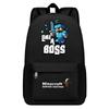 School Season Digital Printing Backpack Student Bag Large Capacity Children'S Messenger Bag Lunch Bag